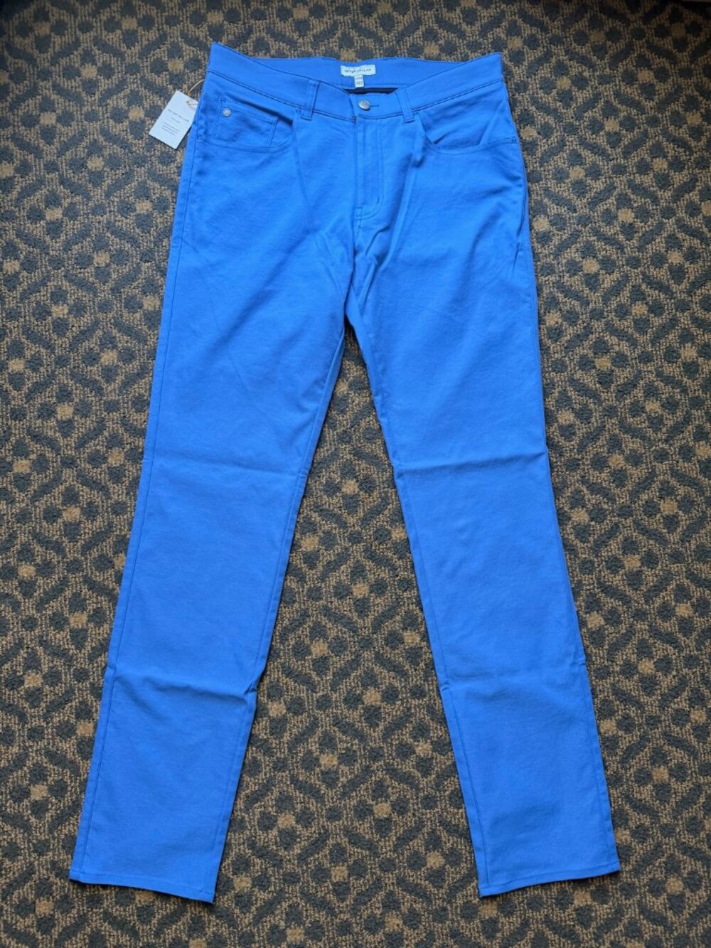 NWT Peter Millar EB66 Performance Five Pocket Golf Pants- Evening Tide (32x34)